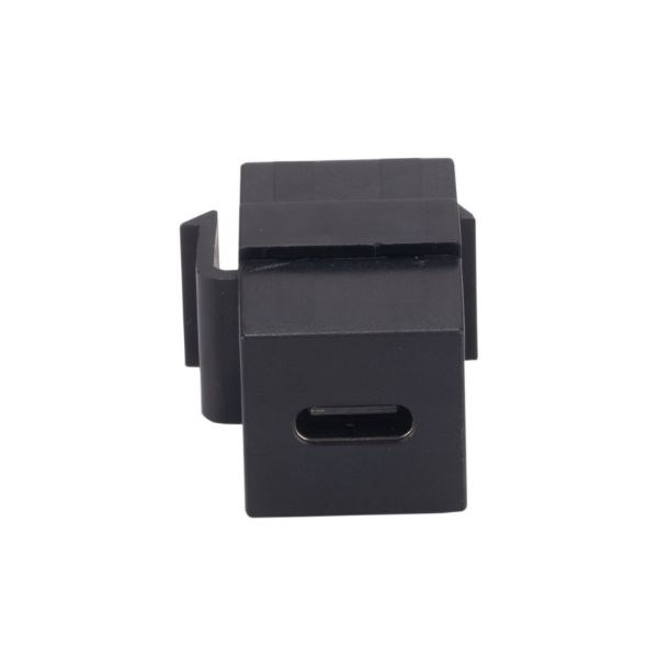 Picture of USB-C 3.1 Keystone Jack Female to Female Connectors Black