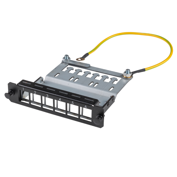 Picture of 6x Port Unloaded Keystone Plate for FPP3PB Fibre Tray