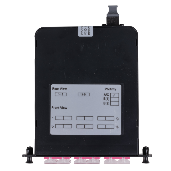 Picture of MPO OM4 6 Port SC Duplex Multimode 12 Fibre Cassette Dual Polarity A/C