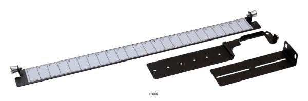 Picture of 19'' 1U Fibre Tray 24C LC MM Fully Loaded 24x LC Elite OM4 Pigtails 12x LC Duplex Aqua