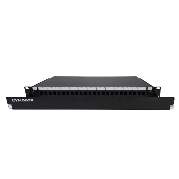 Picture of 19'' 1U Fibre Patch Panel Unloaded 24 Port LC Duplex Ball Bearing Sliding Drawer