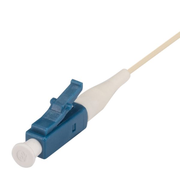 Picture of 2M LC Pigtail G657A1 OS1/OS2 Compliant single White 900um S mode Fibre Tight Buffer LSZH J