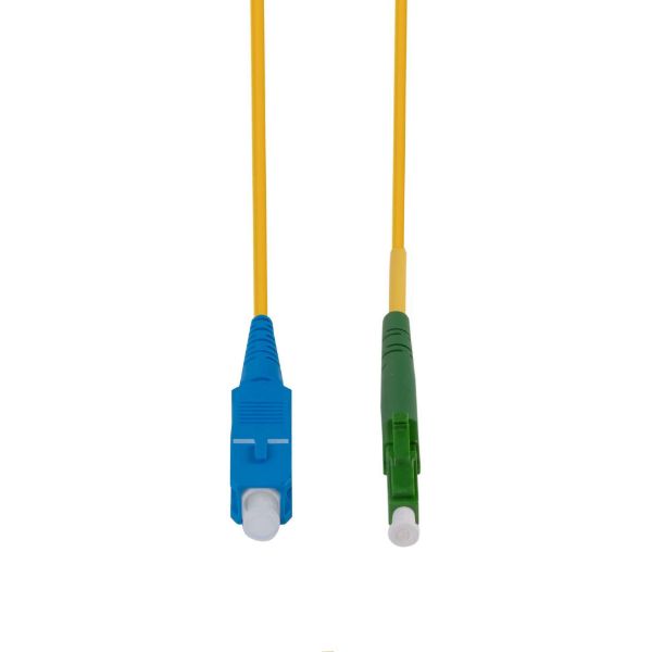 Picture of 3M 9u LC APC/SC Simplex Single G657A1 OS1/OS2 Compliant Bend Insensitive Fibre Ld Yell LSZH