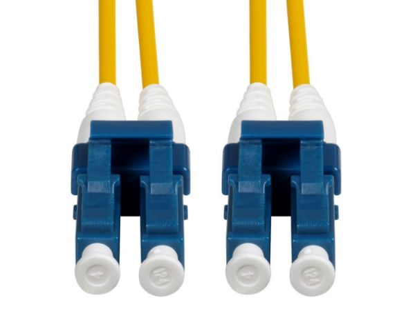 Picture of 2.5M 9u LC/LC Duplex Single Mo G657A1 OS1/OS2 Compliant Bend Insensitive Fibre Ld Yell LSZH