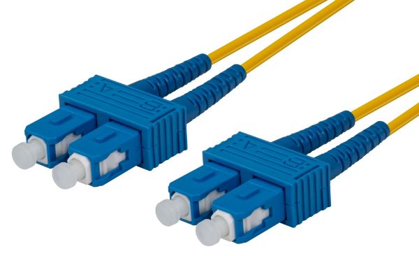 Picture of 2M 9u SC/SC Duplex Single Mode G657A1 OS1/OS2 Compliant Bend Insensitive Fibre Ld Yell LSZH