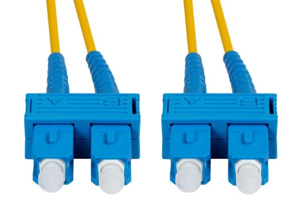 Picture of 3M 9u SC/SC Duplex Single Mode G657A1 OS1/OS2 Compliant Bend Insensitive Fibre Ld Yell LSZH