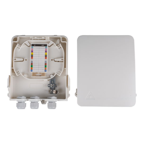 Picture of 12Core Fibre Termination Enclosure Indoor/Outdoor UV Stabilised Plastic Supports