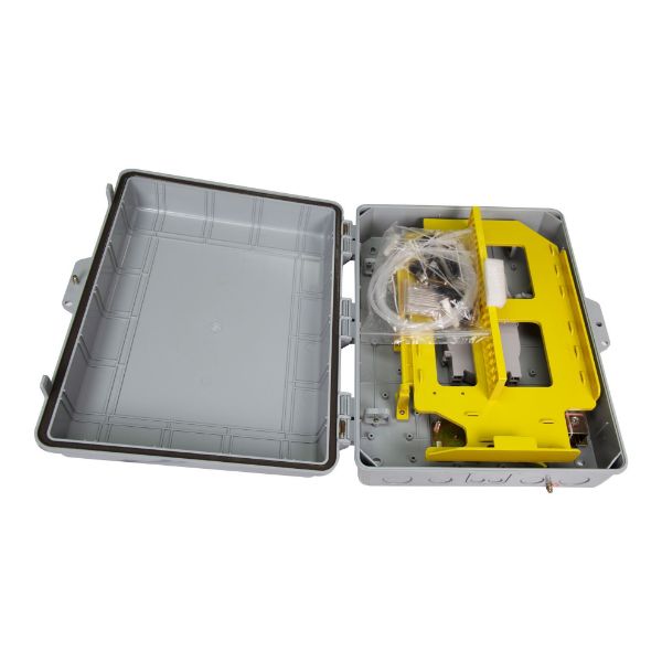 Picture of Lockable Indoor/Outdoor Fibre Termination Box 48x Position SC Simplex/LC Duplex IP65