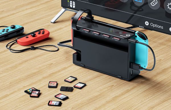 Picture of Switch 4-in-1 Game Card Reader w/ 4x Card Reader Slots