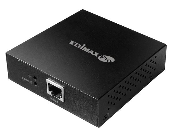 Picture of IEEE 802.3at Gigabit PoE+ Extender Power & Data to 100m PoE short circuit protection.