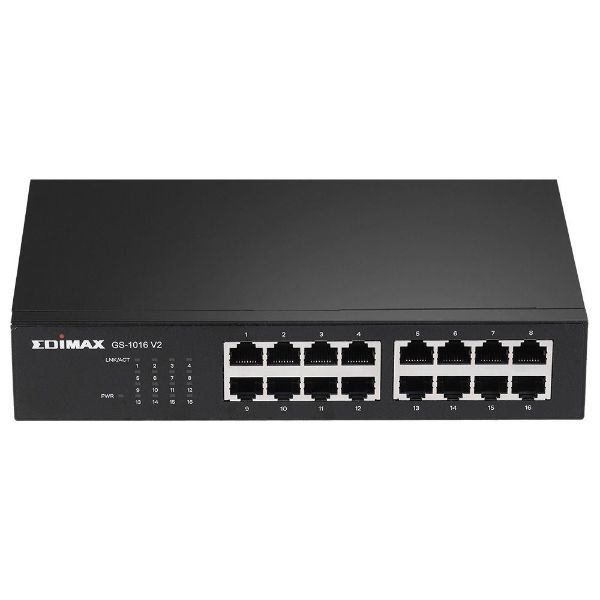 Picture of 16 Port 10/100/1000 Gigabit Rack-mount Unmanaged Switch
