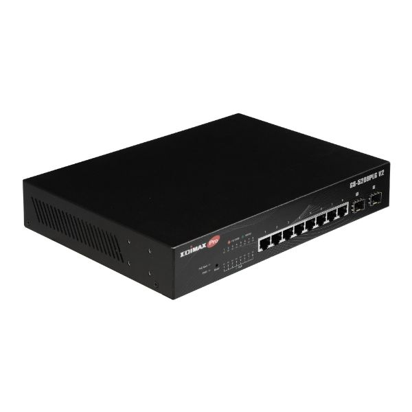 Picture of 10 Port Gigabit Long Range PoE+ Web Smart Switch 2 SFP Ports