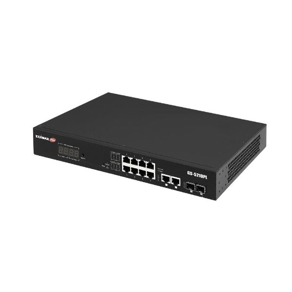 Picture of 12 Port Surveillance Long Range Gigabit PoE+ Web Smart Switch