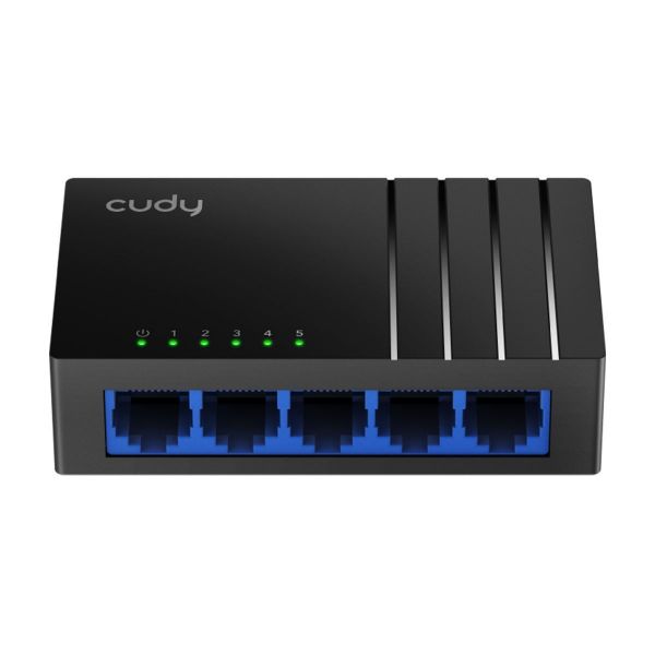 Picture of 5-Port Gigabit Unmanaged Desktop Switch in Plastic Case 5x 10/100/1000M RJ45 Ports