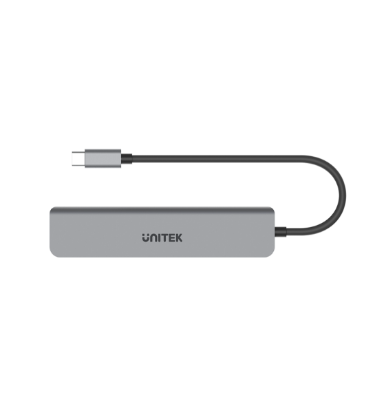 Picture of 7-in-1 Multi-Port Hub w/ USB-C Connector. 3x USB-A Ports 1x HDMI MicroSD Slots