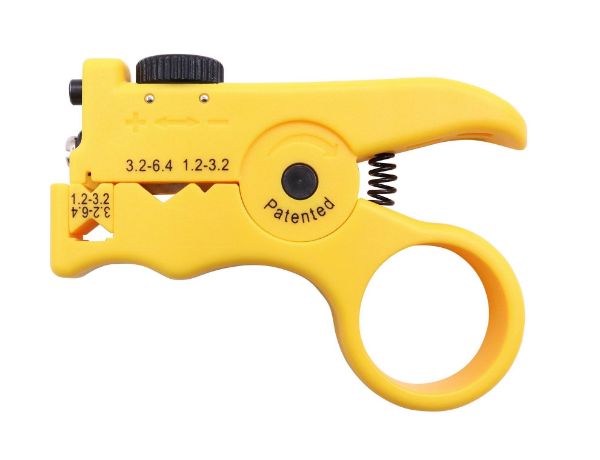 Picture of HT-340B Mini Adjustable Slit & Ring Fiber Stripper. Interchangable & reversible