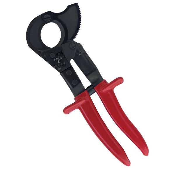 Picture of Heavy Duty Ratchet Cutter for Cable up to 250mm2. Quick Release Lever Non Slip Grips