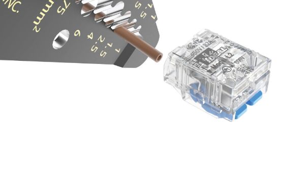 Picture of 32A 2 Port Wire Connector Gen II Lever 100pc Jar 0.2 mm2 to 4.0 mm2 Solid/Stranded Wire