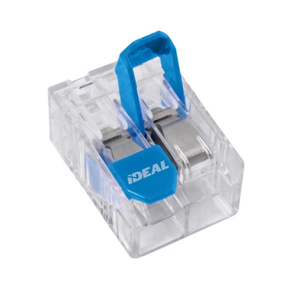 Picture of 30A 2 Port Wire Connector Lever. 40pc Jar. 0.5 mm2 to 6.0 mm2