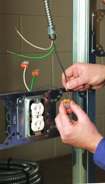 Picture of 32A 2 Port Push-in Wire Connector 100pc Jar. 0.75mm2 - 4.0mm2 Solid 1.5mm2