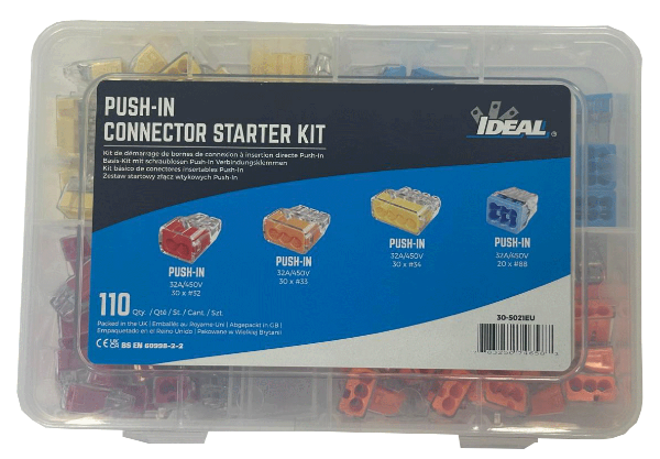Picture of In-Sure Push-In Connector Starter Kit 110pc Box