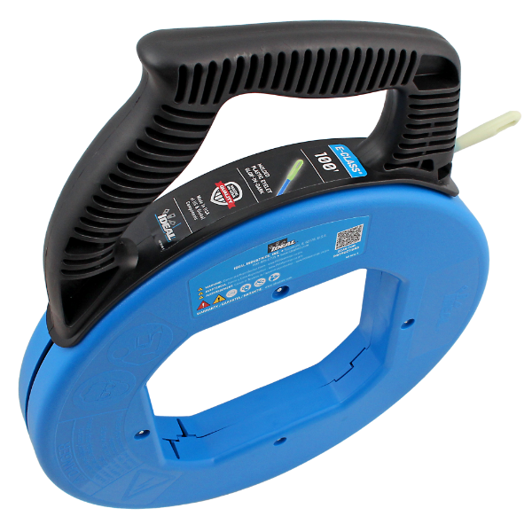 Picture of 60m E-Class Fiberglass Fish Tape w/ Glow-in-the-Dark Eyelet & Tuff-Grip Pro Case