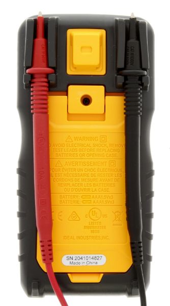 Picture of 600V Auto Range Multimeter 600V AC/DC CAT III Rating