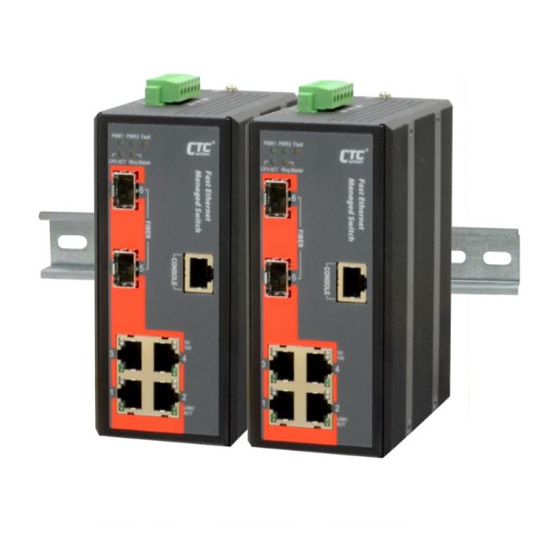 Picture of 5 Port Fast Ethernet Managed Switch -40C +75C