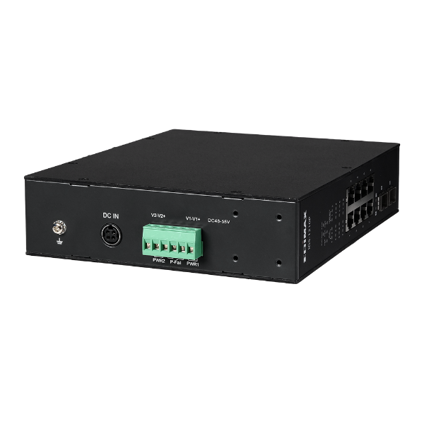 Picture of Industrial 10-Port Gigabit PoE+ DIN Rail Switch