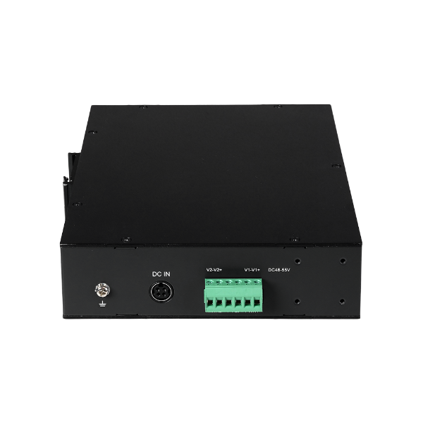 Picture of Industrial 10-Port Gigabit PoE+ DIN Rail Switch