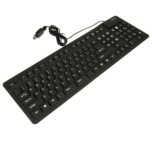 Picture of Flexible USB Keyboard 109 keys Black Colour