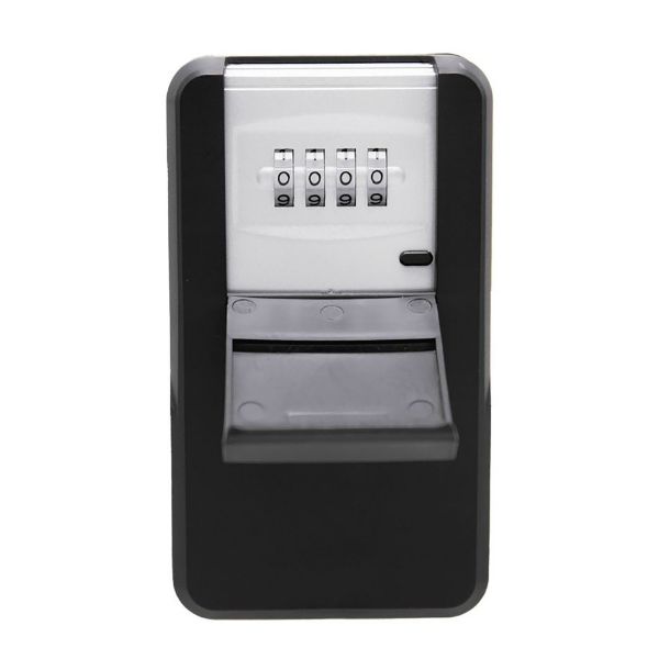 Picture of XL LED Portable Key Storage Wall Mount Security Safe 4-Digit Resettable LED Dials