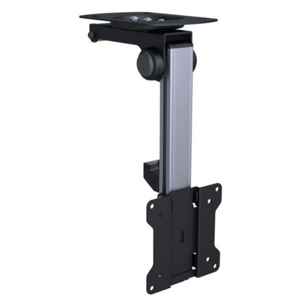 Picture of 13-27'' Fold-up Retractable TV Ceiling Mount w/ Flexible Sliding Rails. Easy Fold Lock