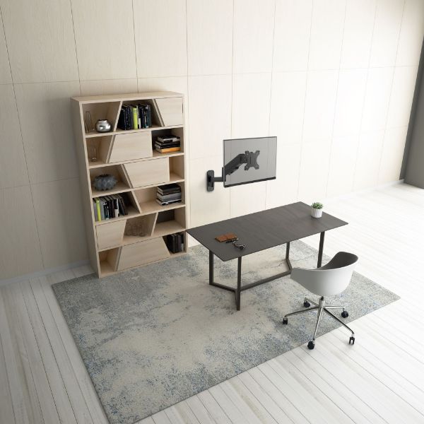 Picture of 17''-32'' Single Screen Wall Mounted Gas Spring Monitor Arm Max load: 9kgs. VESA 75x75 &