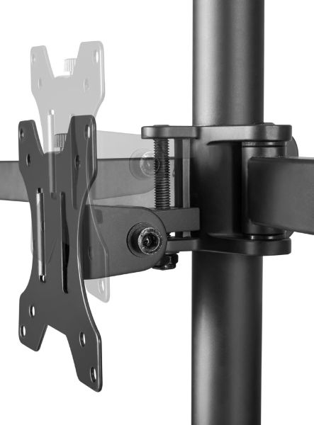 Picture of 13''-27'' Triple Monitor Economy Desk Mount Bracket Detachable VESA Max 7kgs Per