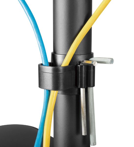 Picture of 13''-27'' Triple Monitor Economy Desk Mount Stand Detachable VESA Max 7kgs Per