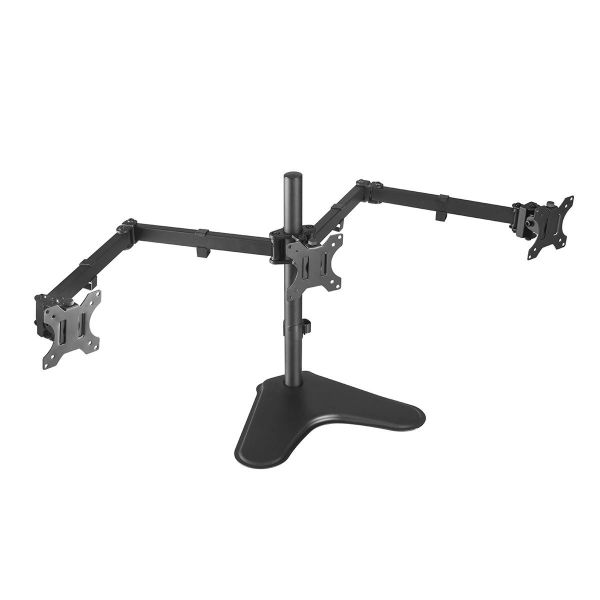 Picture of 13''-27'' Triple Monitor Economy Desk Mount Stand Detachable VESA Max 7kgs Per