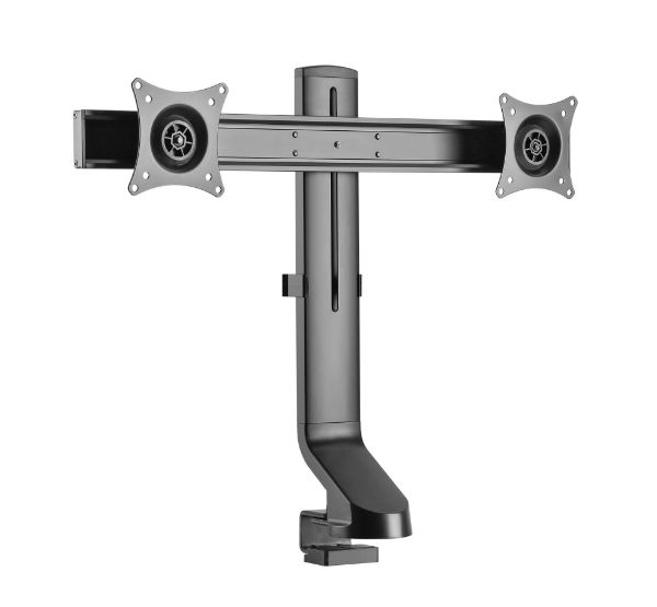 Picture of 17-27'' Dual monitor desk mount Sit/Stand workstation Compatible. Max load 7Kgs.