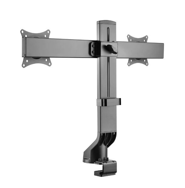Picture of 17-27'' Dual monitor desk mount Sit/Stand workstation Compatible. Max load 7Kgs.