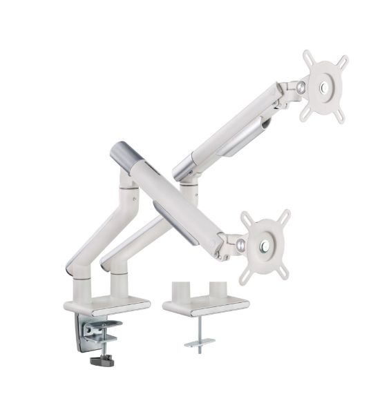 Picture of 17-32'' Premium Dual Slim Aluminium Spring-Assisted Desk Mount Monitor Arm.