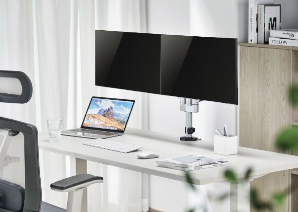 Picture of 17''-32'' Dual Arm Premium Articulating Monitor Mount Arm Extension 447mm