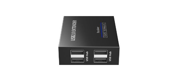 Picture of 4-Port USB-A 2.0 Extender Over Cat5e/6/7 Network Cable. Extend up to 150m (Cat6)