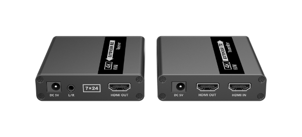 Picture of 1080P HDMI Extender w/ KVM Over Single Cat6/6A Cable. Mouse & Keyboard