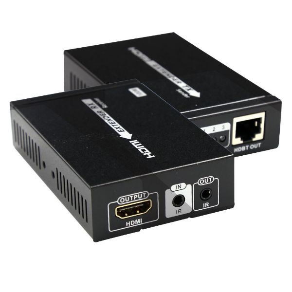 Picture of HDBaseT HDMI Extender over Single Cat5e/6 up to 100m Extends HDMI & IR