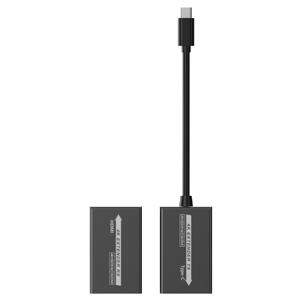 Picture of USB-C to HDMI Extender Includes both Tx & Rx Units. Supports Res up to 4K@144Hz.