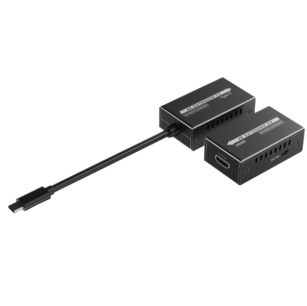 Picture of USB-C to HDMI Extender Includes both Tx & Rx Units. Supports Res up to 4K@144Hz.