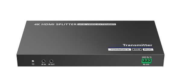 Picture of 1-In-4-Out 4K@30Hz HDMI Extender. 1x HDMI 4x RJ45 out Compatible w/ CAT6/6a/7 Cables