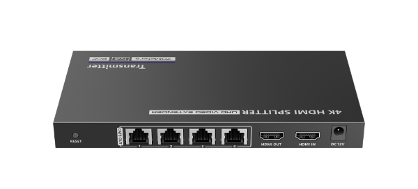 Picture of 1-In-4-Out 4K@30Hz HDMI Extender. 1x HDMI 4x RJ45 out Compatible w/ CAT6/6a/7 Cables