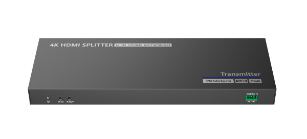 Picture of 1-In-8-Out 4K@30Hz HDMI Extender. 1x HDMI 8x RJ45 out Compatible w/ CAT6/6a/7 Cables