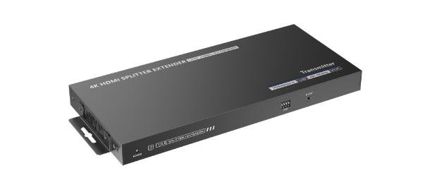 Picture of 1-In-8-Out 4K@60Hz HDMI Extender. 1x HDMI 8x RJ45 out Compatible w/ CAT6/6a/7 Cables